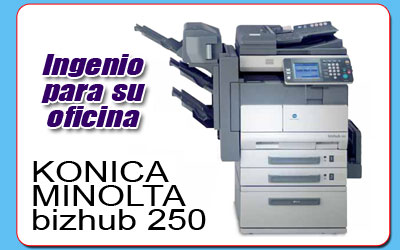 VEYGA COPIADORAS - KONICA MINOLTA bizhub 250